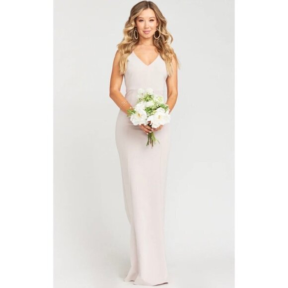 Show Me Your Mumu Morgan Gown V-Neck Sleeveless Bridesmaid Maxi Dress Size Small - Picture 10 of 11